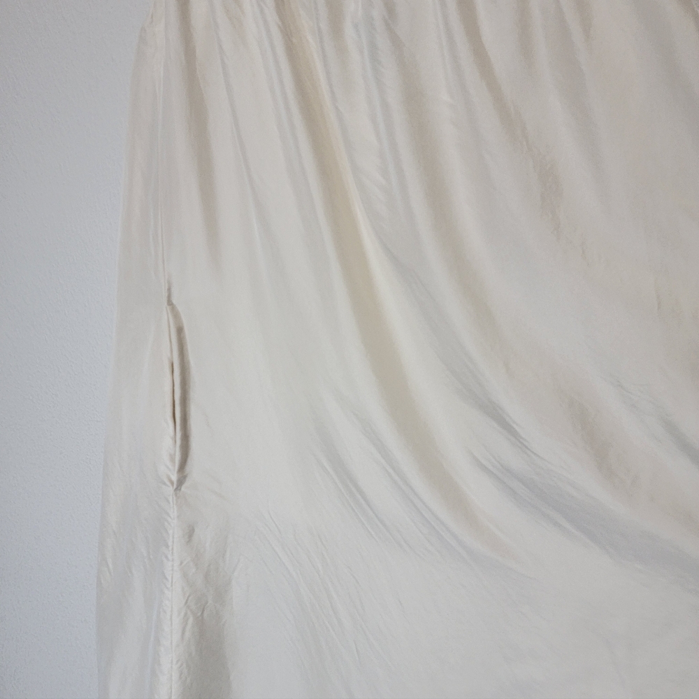 Eileen Fisher Washed Silk Cami Dress Cream - Picture 6 of 13
